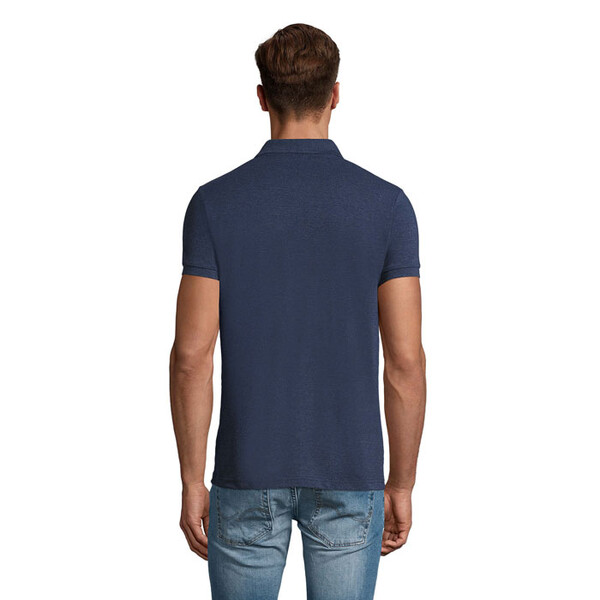 PERFECT MEN Polo homen 180g - Denim Dois TonsXXL