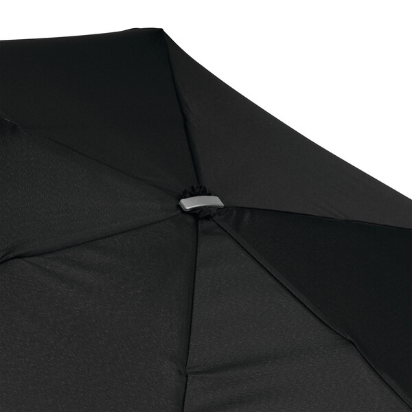 Super Slim Mini Pocket Umbrella Flat - Black