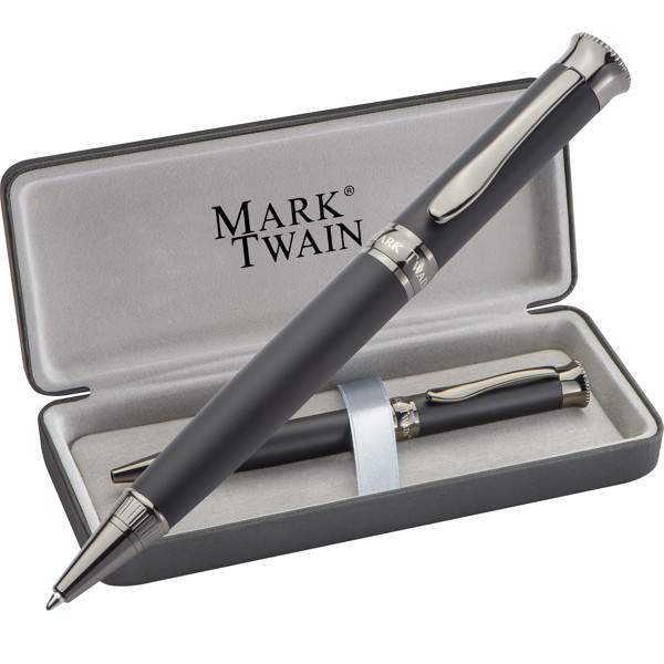 FELICJA Mark Twain guľôčkové pero - Black