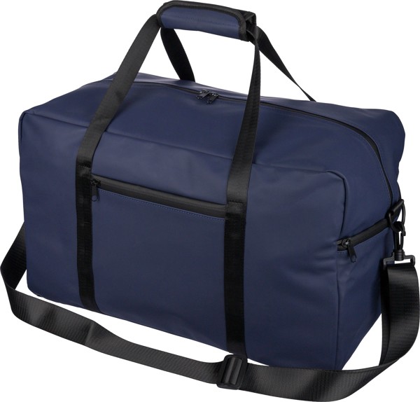 Gerecyclede PU dufflebag Mirae - zwart