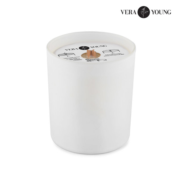 Soybean wax candle 220g - Library - VERA YOUNG