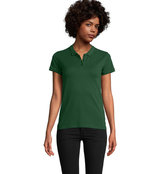 PLANET WOMEN polo 170g - Verde Garrafa EscuroXS