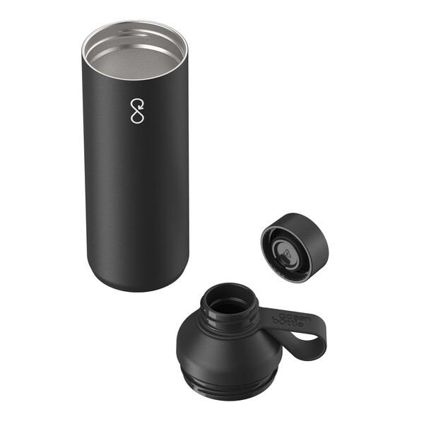 Ocean Bottle Peak 710 ml water bottle - Obsidian Black