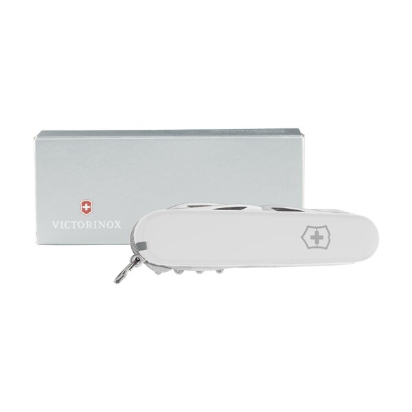Victorinox Huntsman pocket knife in a gift box - white