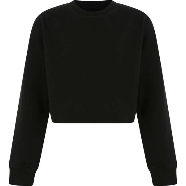 Kids' Cropped Slounge Sweat - Black / 5/6