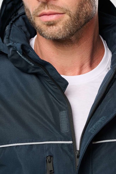 Unisex Hooded Performance Parka - Black / XL