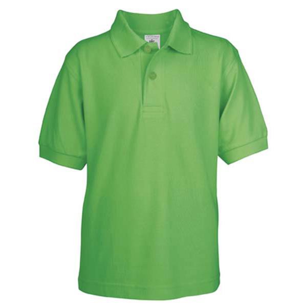 Polo B&C Safran Kids 180G - 100% Algodão (Investindo Em Better Cotton) - Preto / 7_8