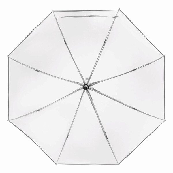 Automatic Windproof Stick Umbrella Vip - Transparent / White