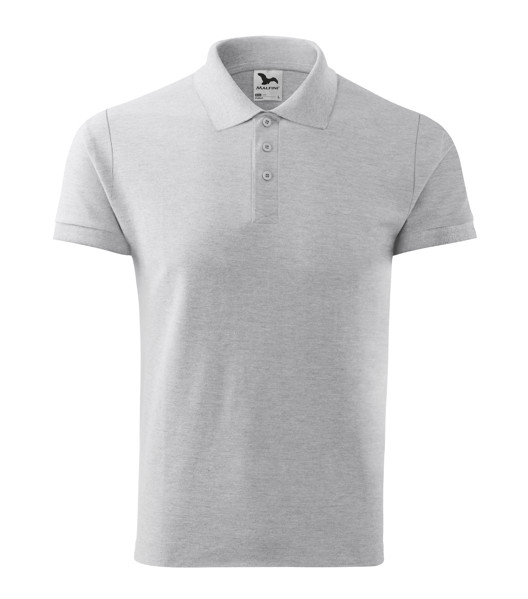 Polokošeľa Pánska Malfini® Cotton - Svetlosivý Melír / XL