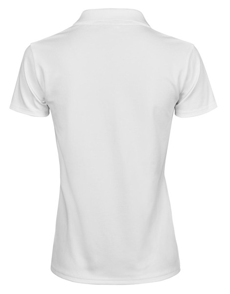 Women's Luxury Stretch V Polo - White / 3XL