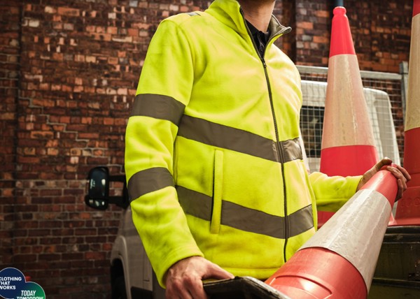 Hi-Vis Pro Contract Thor Fleece - Yellow / 2XL
