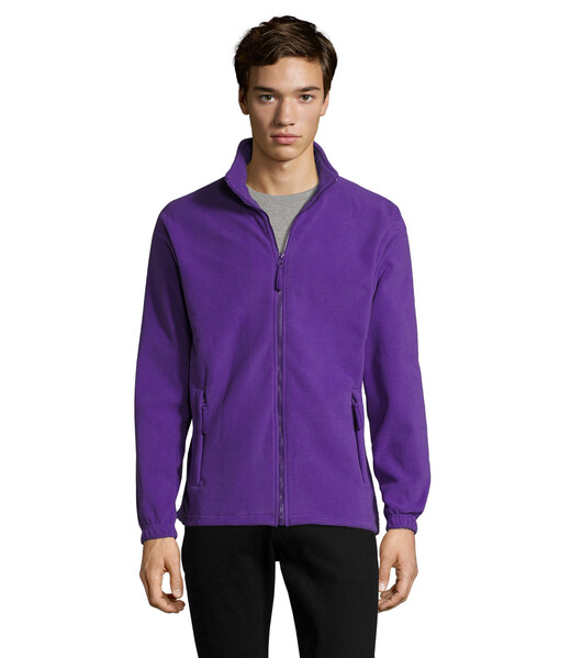 NORTH casaco polar homem - Roxo EscuroS