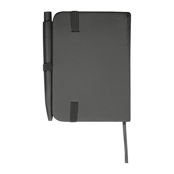 A7 Notebook with Ballpoint Pen San Antonio - Black