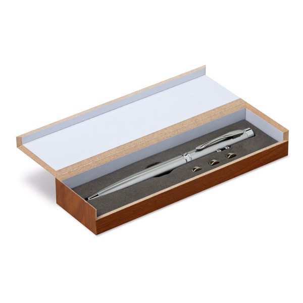 Alaska multifunction pen, LED light, laser pointer