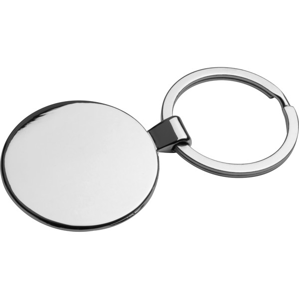Metal keyring ROCIO - Silvergrey
