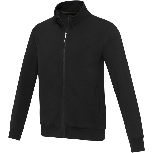 Galena 320 g/m2 unisex Aware™ recycled full zip sweater - Black / 3XL