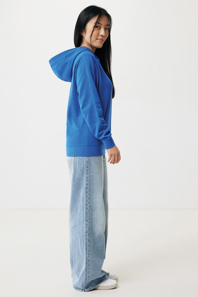 Sweat à capuche avec poches latérales Iqoniq Yengo - Bleu Royal / XL
