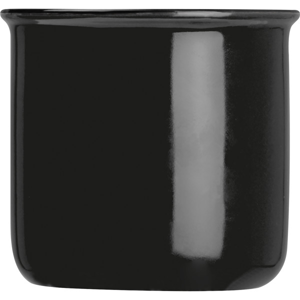 Ceramic cup, 350ml RAYMOND - Black