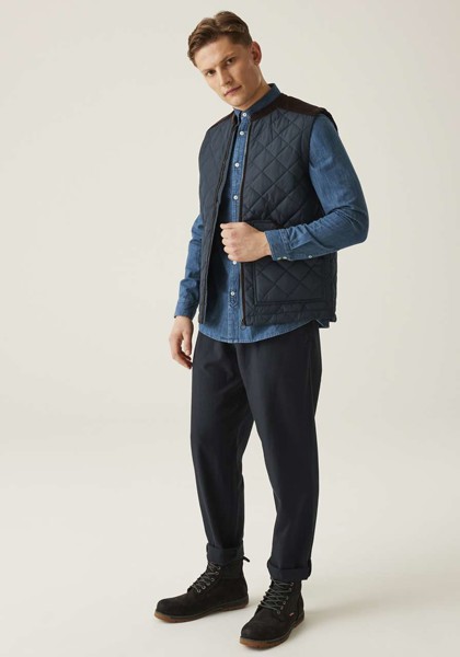 Moreton Quilted Gilet - Black / L