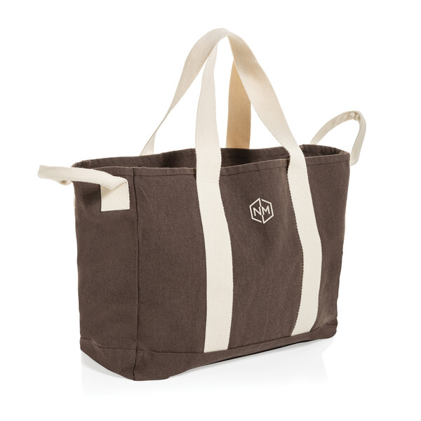 Borsa spiaggia BEAU in rCanvas AWARE™ 400gm2 - Marrone