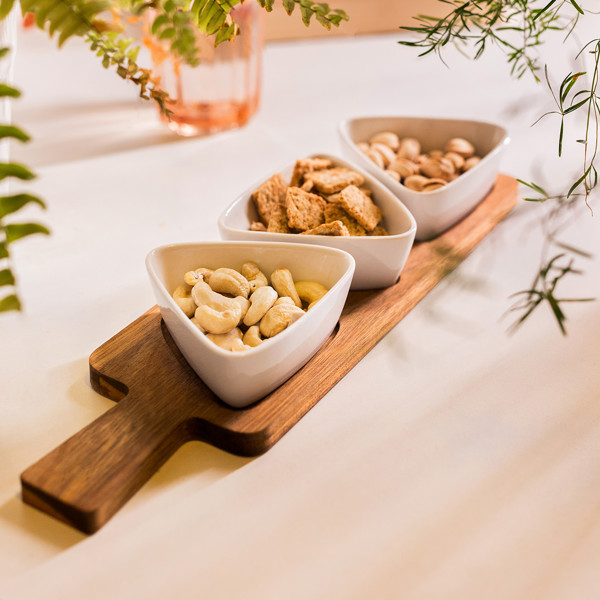 Nardo tray with bowls
