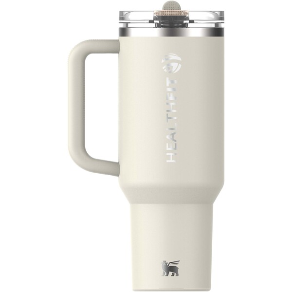 Stanley Quencher® ProTour 1180 ml recycled stainless steel insulated flip straw tumbler - Cream
