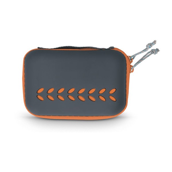 SERVIETTE MICROFIBRE DE SPORT AVEC BOITE DE RANGEMENT - Orange