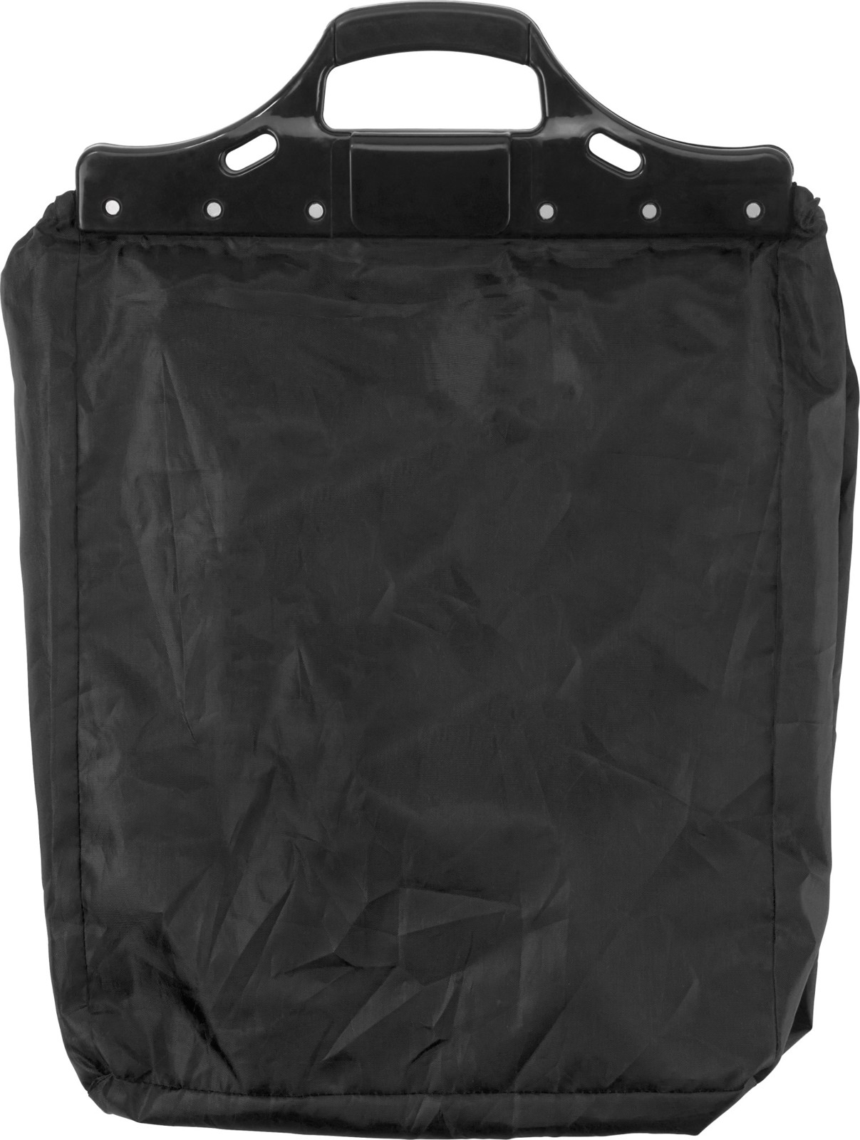 Polyester (210D) trolley shopping bag - Black