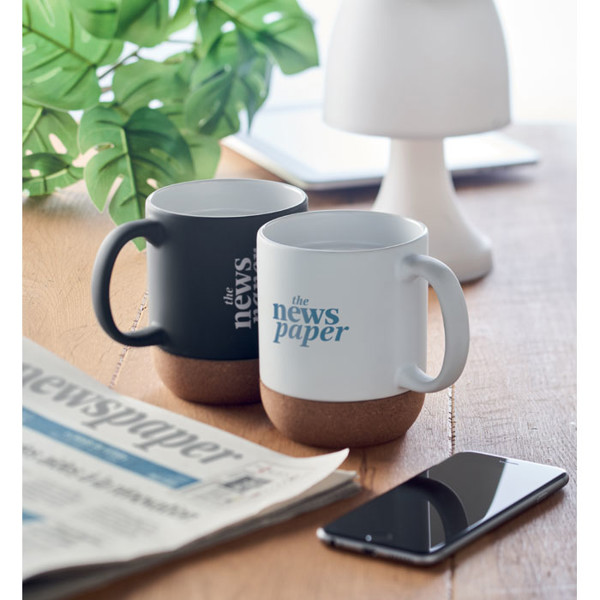 Caneca cerâmica mate 300 ml Matt - Branco