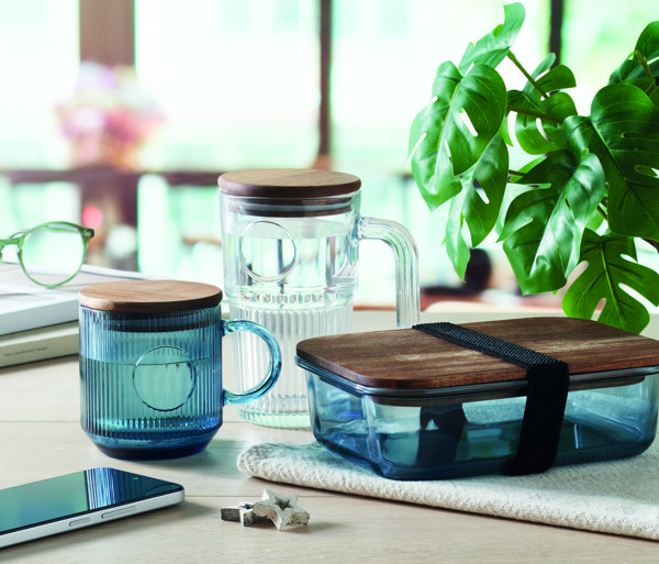 Mug en verre strié 300ml Vitrio Mug