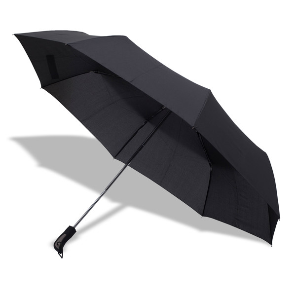Vernier foldable stormproof umbrella - Black