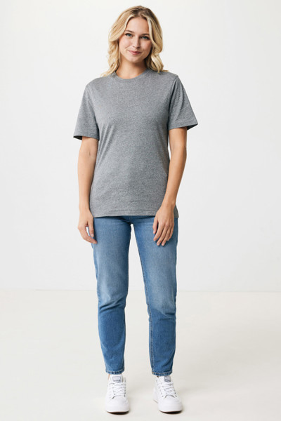 T-shirt léger en coton recyclé IQONIQ Sierra - Light Heather Anthracite / S