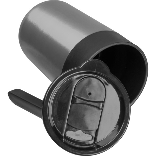 Drinking cup 400 ml  LISA - Silvergrey