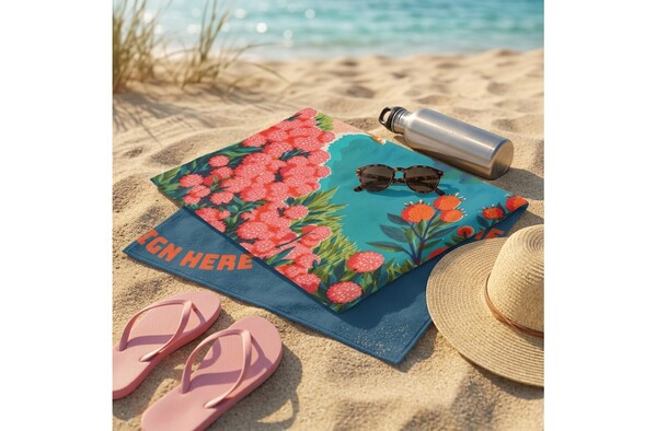 R-pet terry towel 50x100cm (300g/m²) sublimation