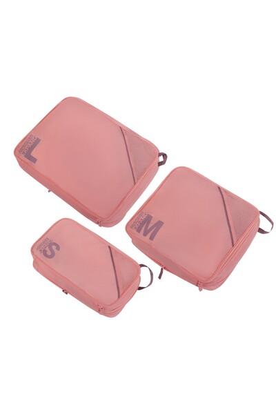 American Tourister - Ta Packing Cubes S/M/L - Pink/Mauve