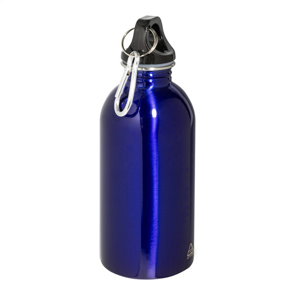 Bouteille en acier inoxydable recyclée Ressuto - Bleu
