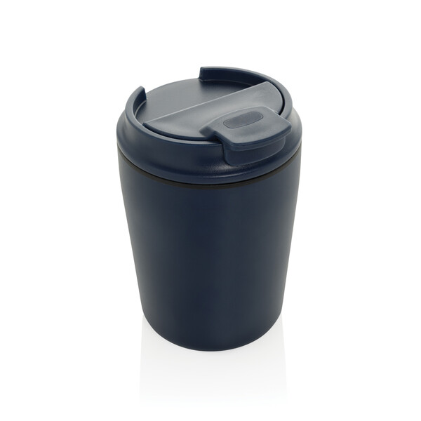 Tasse à café 220ml dans une boite cylindrique Pico Barista - Bleu Marine
