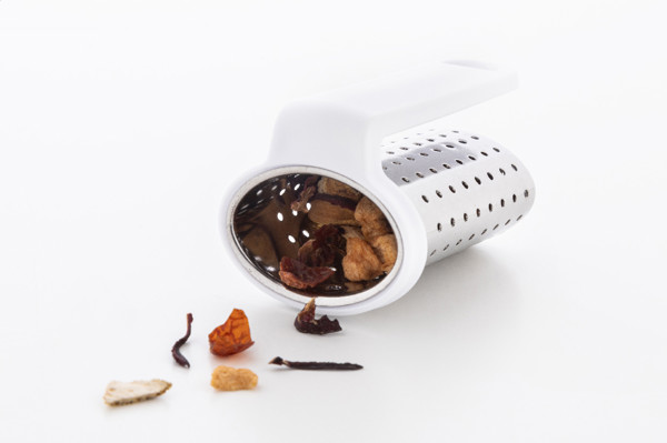 Tea Infuser Leaflet - White