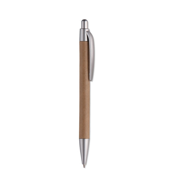 Carton barrel ball pen Pushton