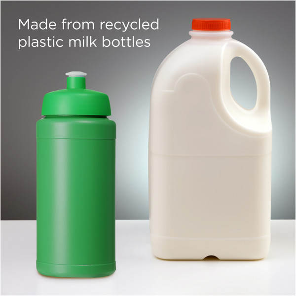 Borraccia sportiva in materiale riciclato da 500 ml Baseline - Verde / Verde