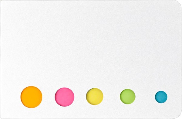 Muistilappusetti Dwayne - Valkoinen