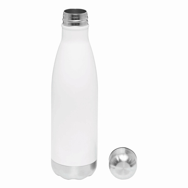 Double-Walled Vacuum Bottle Golden Taste - White