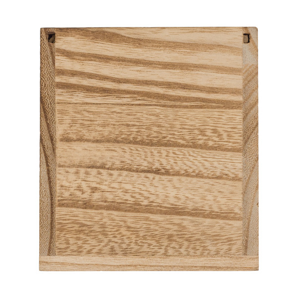 Silia candle in a wooden box