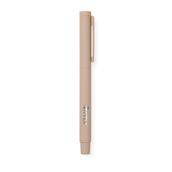VINGA Baltimore RCS recycled SS pen - Greige