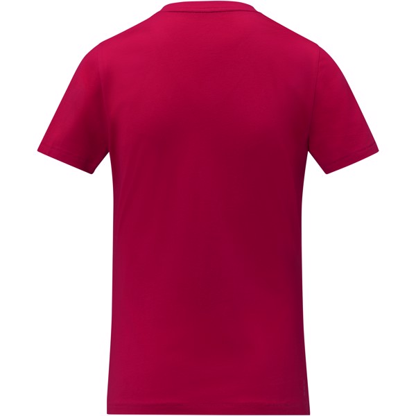 T-shirt Somoto manches courtes col V femme - Rouge / XL