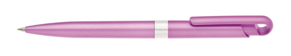 Firol plastic ballpoint pen, large refill - Silver