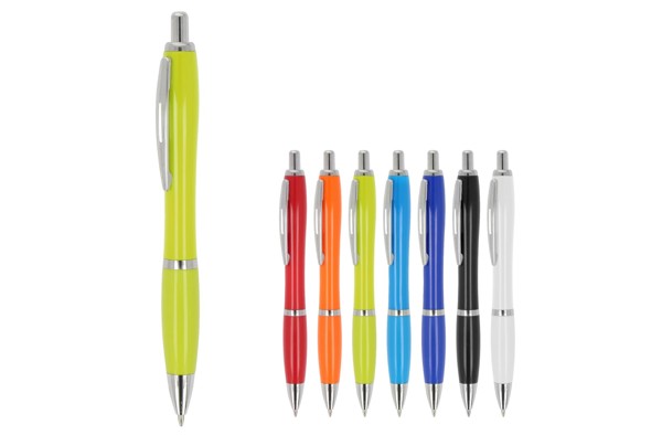 Ball pen Hawaii hard colour R-ABS - White