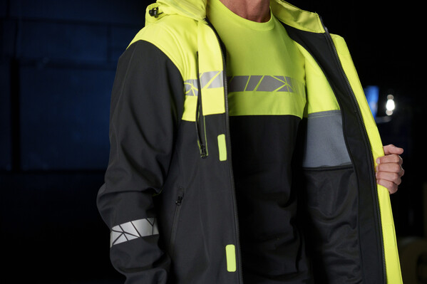 7400 SOFTSHELL JACKET PGL Grey/Black XS
