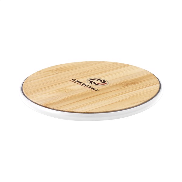 Bamboo 10W Wireless Charger wireless fast charger - White