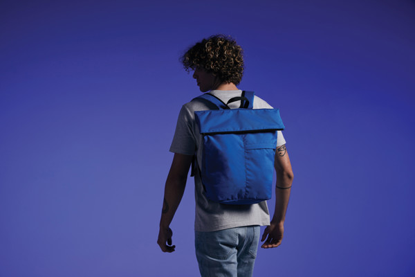 Sac à dos pliable Dillon en rPET AWARE™ - Bleu Royal